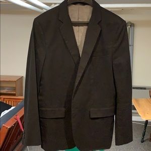 Banana Republic Black Tailored Fit Sport Coat